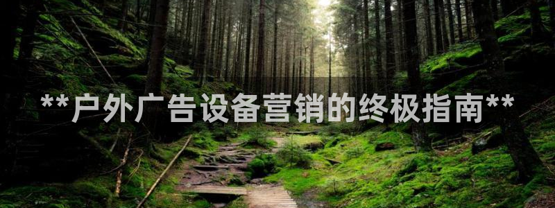 杏宇平台代理多少钱一个：**户外广告设备营销的终极指南**