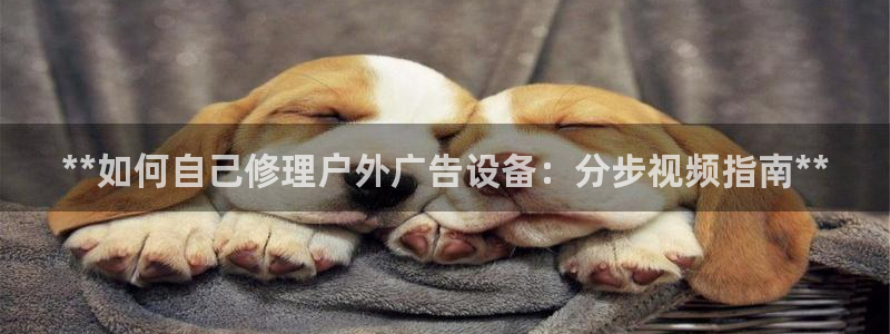 杏宇平台主管：**如何自己修理户外广告设备：分步视频指南**