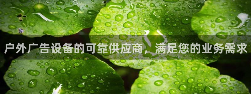 杏宇官方平台官网：户外广告设备的可靠供应商，满足您的业务需求