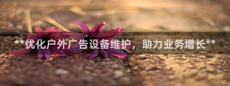 杏宇平台招商怎么样：**优化户外广告设备维护，助力业务增长**
