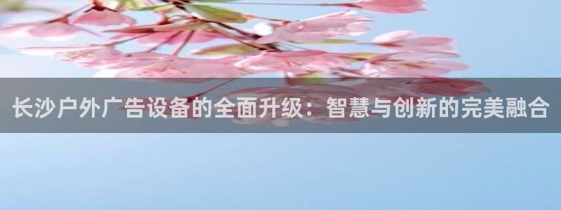 杏宇平台测速链接：长沙户外广告设备的全面升级：智慧与创新的完美融合