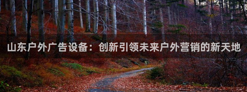 杏宇平台总代理是谁：山东户外广告设备：创新引领未来户外营销的新天地