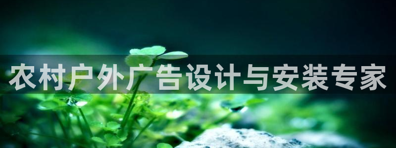 杏宇代理注册：农村户外广告设计与安装专家