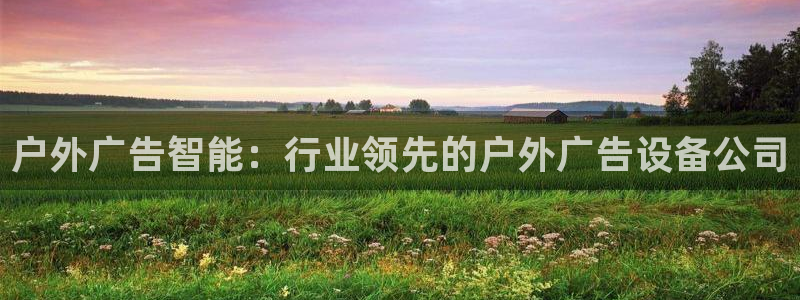 杏宇平台招商：户外广告智能：行业领先的户外广告设备公司