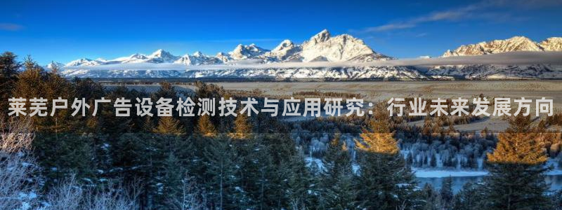 杏宇平台官网注册：莱芜户外广告设备检测技
