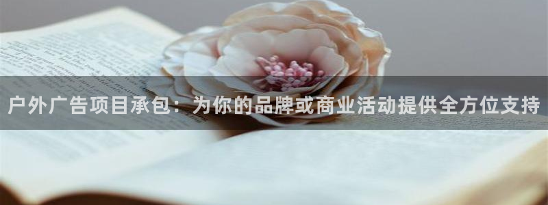 杏宇平台代理多少钱一个：户外广告项目承包：为你的品牌或商业活动提供全方位支持