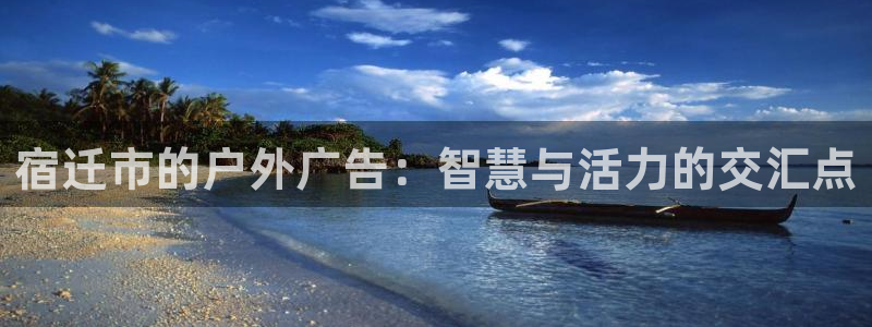 杏宇平台总代理是谁：宿迁市的户外广告：智慧与活力的交汇点