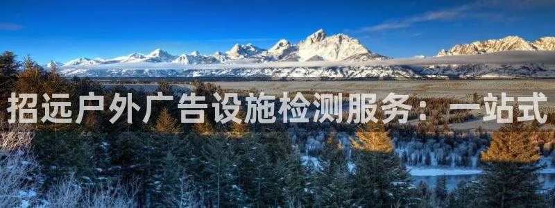 杏宇平台总代理：招远户外广告设施检测服务：一站式