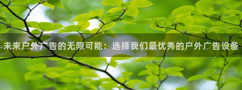 杏宇平台代理怎么样：未来户外广告的无限可能：选择我们最优秀的户外广告设备