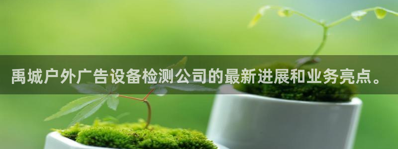 杏宇平台总代理电话：禹城户外广告设备检测公司的最新进展和业务亮点。