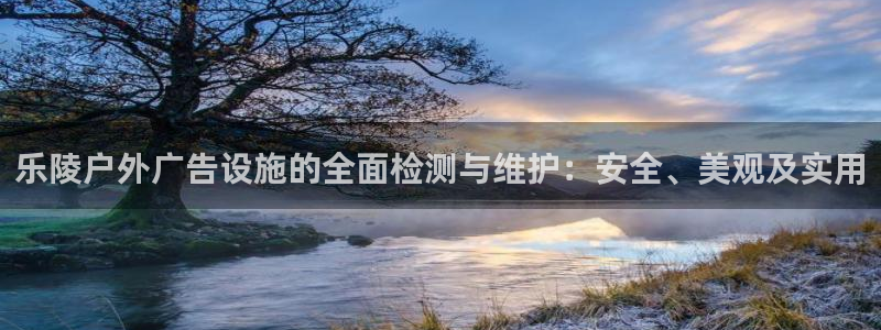 杏宇平台招商：乐陵户外广告设施的全面检测与维护：安全、美观及实用