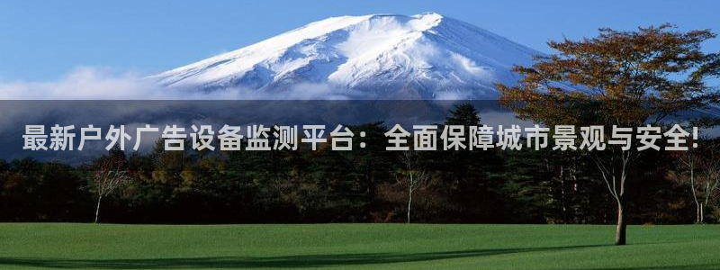 杏宇官方平台官网：最新户外广告设备监测平台：全面保障城市景观与安全!